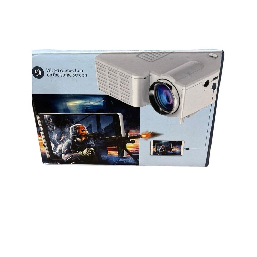 LED Projector Time to Enjoy LED Mini UC28C SMP Series Audio Photo Video E-Book